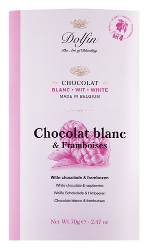 Dolfin - Weiße Schokolade mit Himbeeren