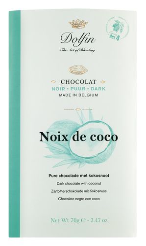 Dolfin - Zartbitterschokolade mit Kokosnuss