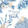 Cocktailserviette "Life is better at the beach", 25 x 25 cm